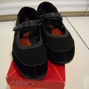 Aerosoles Gram Central Mary Jane Flat 7 1/2" Brown combo